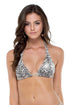 Luli Fama Bombo Triangle Halter Top